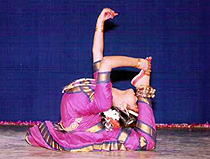 Bharath Natyam Tänzerin